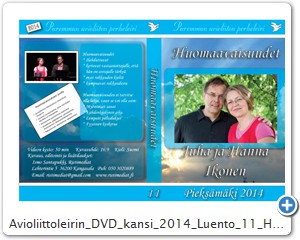 Avioliittoleirin_DVD_kansi_2014_Luento_11_Huomaavaisuudet_Hanna_Juha_Ikonen